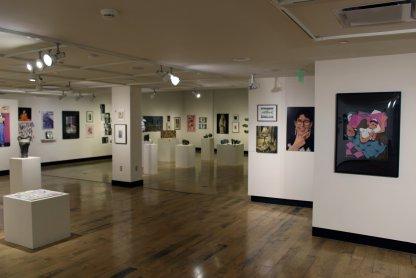 A photo of the Memorial Union Gallery